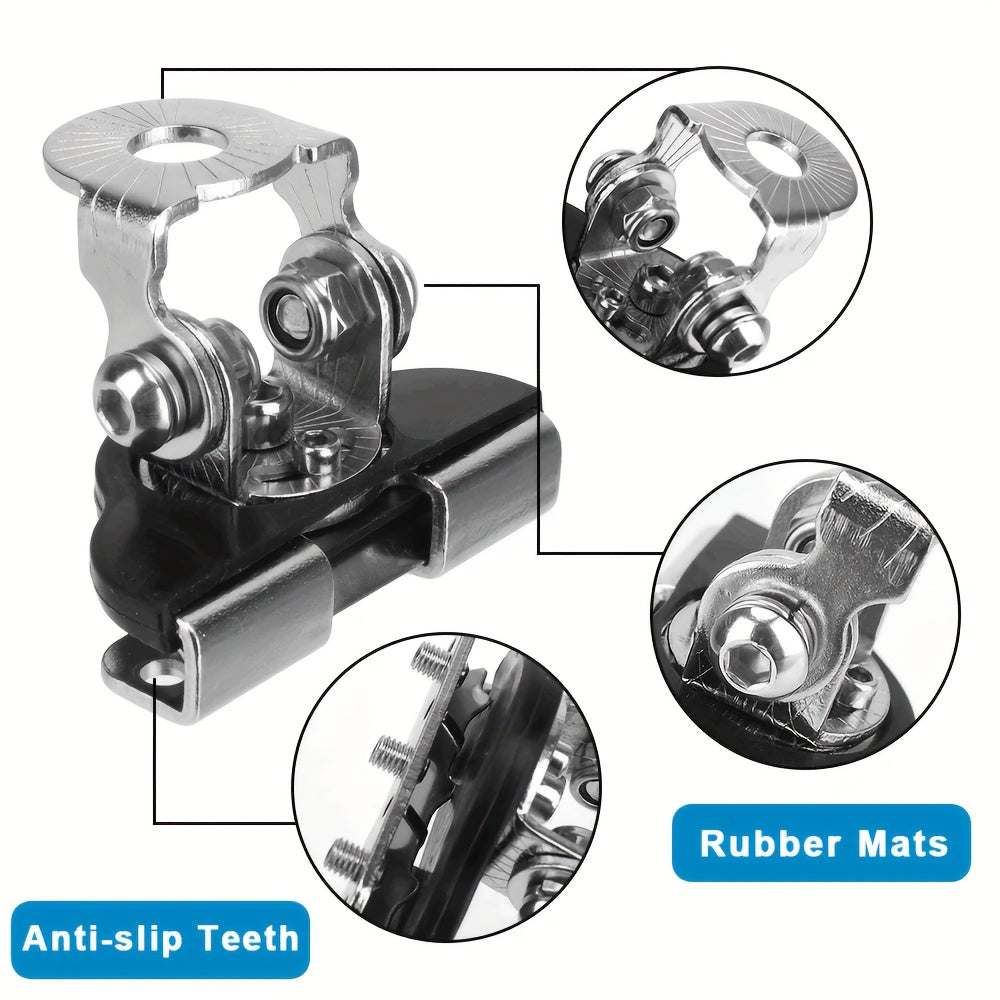 2 шт. креплений для монтажных планок светодиодных фонарей из нержавеющей стали для внедорожных транспортных средств
