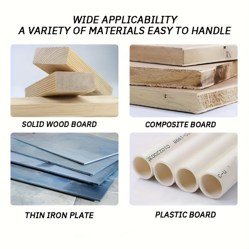 Набор из 10 пилок для лобзика с тонкими и грубыми зубьями для дерева, металла, пластика