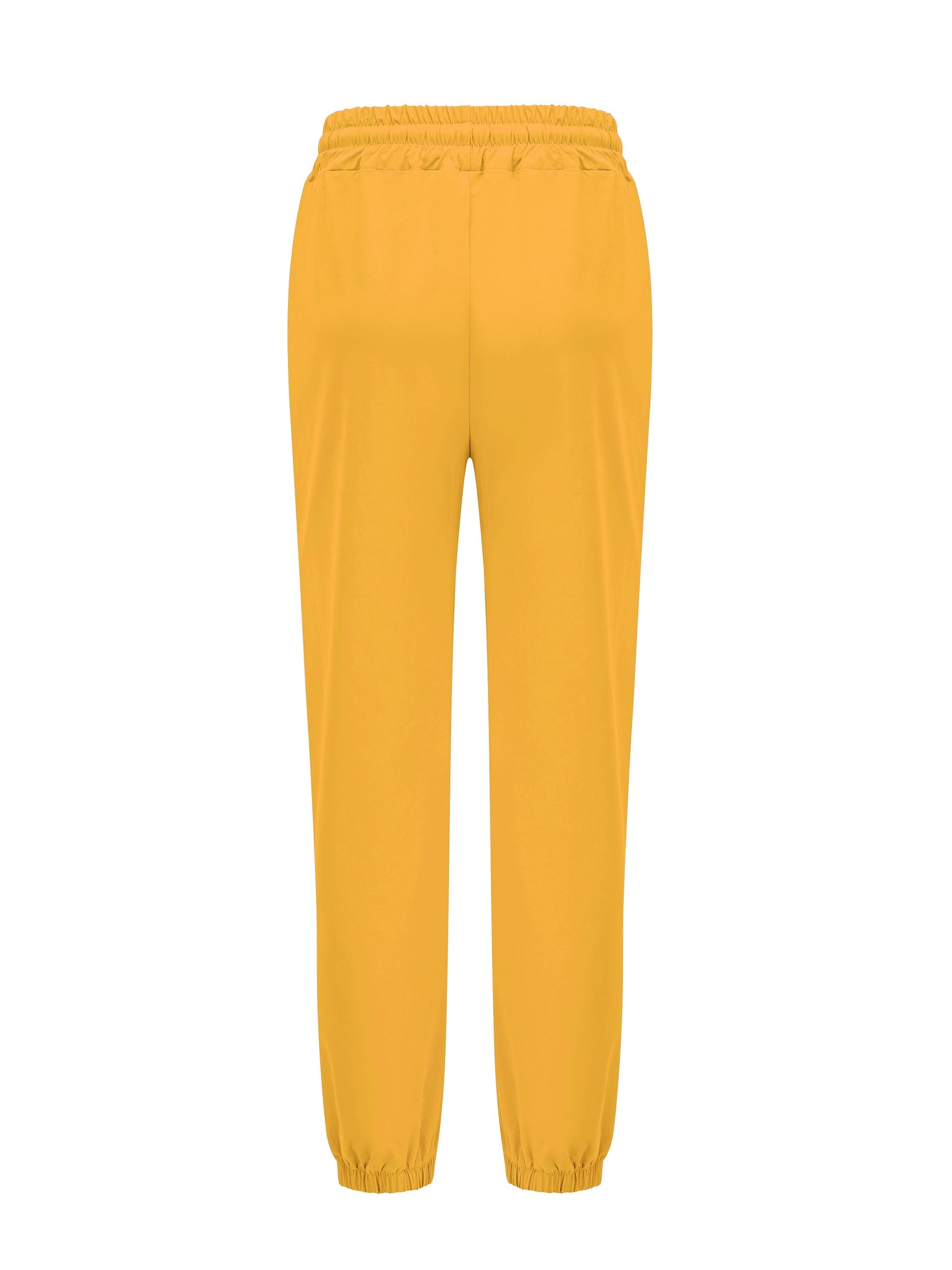 Plus Size Cargo Pants Fitted Flap Pockets Drawstring Casual Summer Women