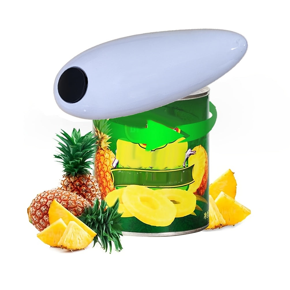 Avtomatik banko va shisha ochuvchi funksiyali elektr banko ochgich, qo'ldan foydalanmasdan tortish tugmasi, 2 AA batareyasi bilan ishlovchi (batareyalar kiritilmagan), bardoshli plastmassa material, uchun mukammal