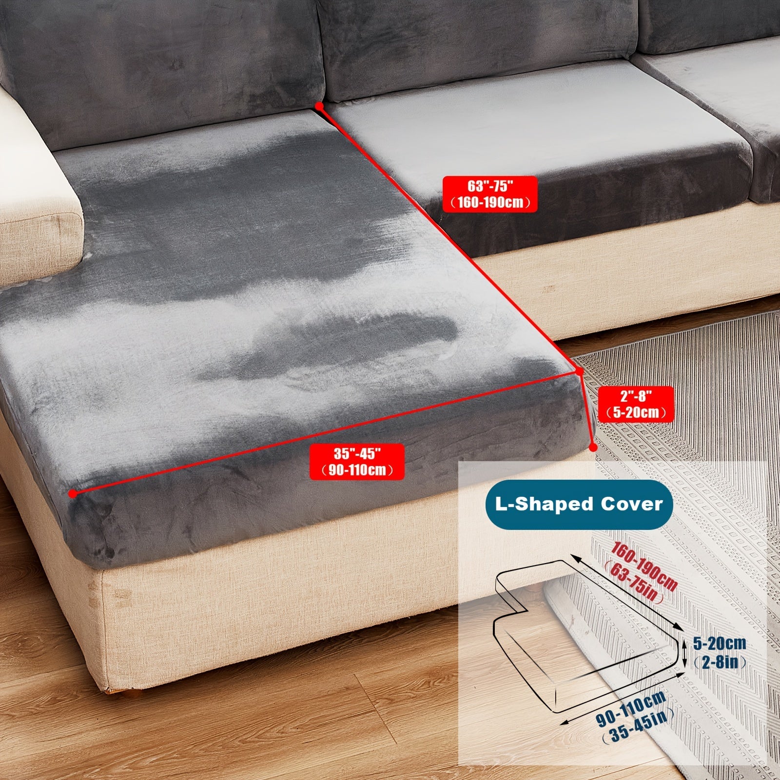 Велюровый чехол для дивана/подушки для домашних животных, пылезащитный и мягкий чехол для дивана для домашнего декора.