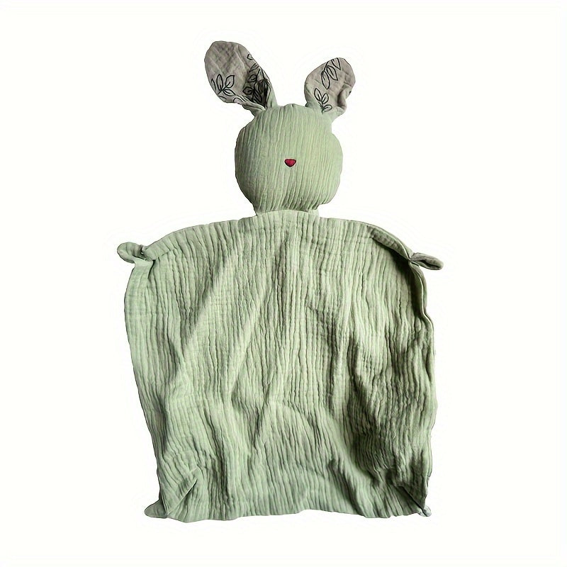 Baby Security Blanket Organic Cotton Floral Pattern Soft and Gentle for Nursery and Home Use