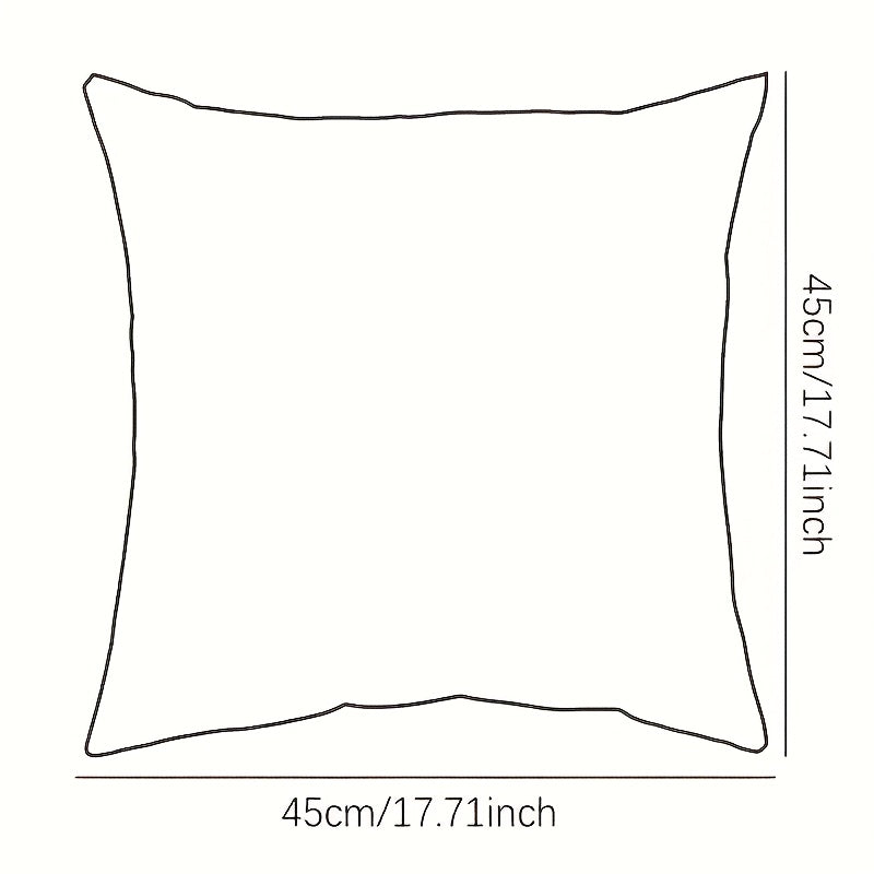 Abstract Cartoon Cat Throw Pillow Cover 44.96cm Woven Polyester Zipper Closure