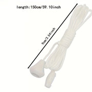 2pcs Nylon Ceiling Switch Cord Pulls for Bathroom and Living Room