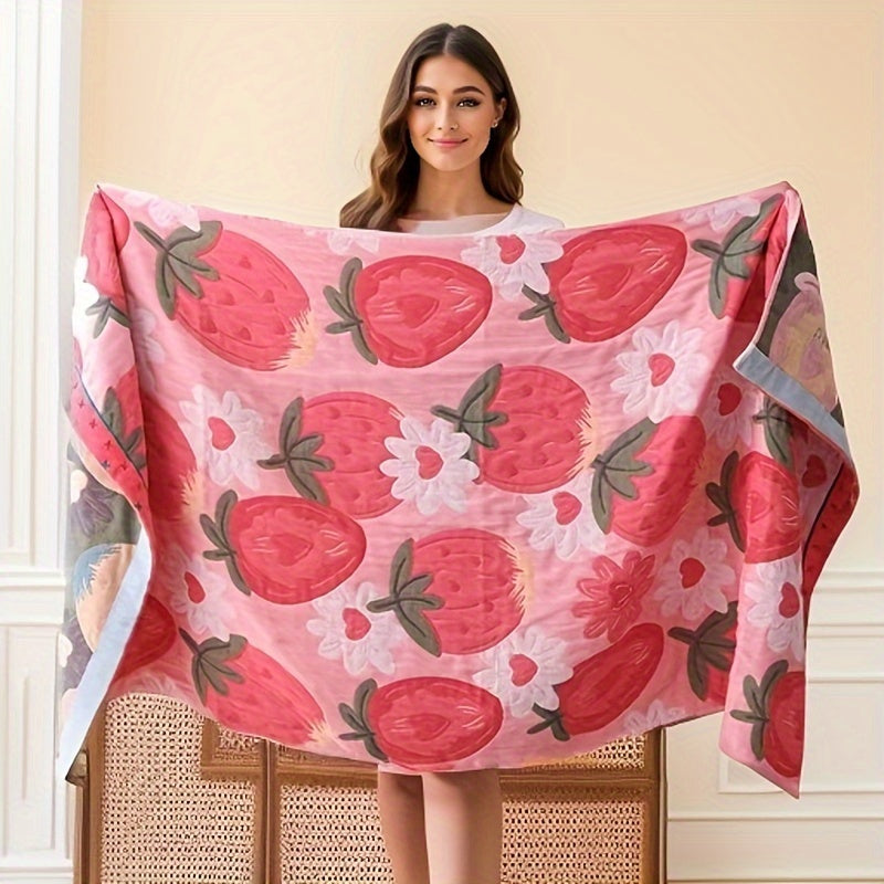 XL 4-qavatli kattalar uchun viskoza gazlama hammom sochiq, zamonaviy naqsh bilan, tez quriydigan, to'kilmaydigan, singdiruvchi, 30% viskoza, 70% polyester, 200Gsm.