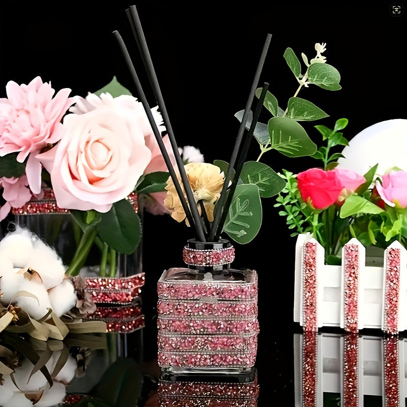 Self-Adhesive Rhinestone Ribbon for Crafts Multi-Color Crystal Decorative Strip