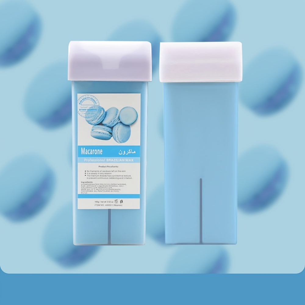 Tiras de cera depilatoria para cabello unisex con miel 100g rodillo manual de cera de abejas