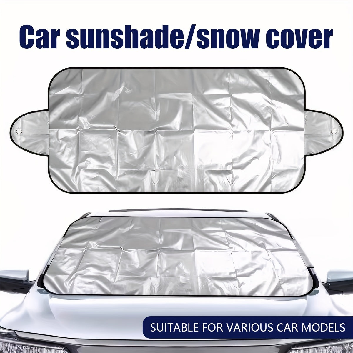 Car Windshield Cover Sun Visor Snow Cover UV Protection Frost Guard