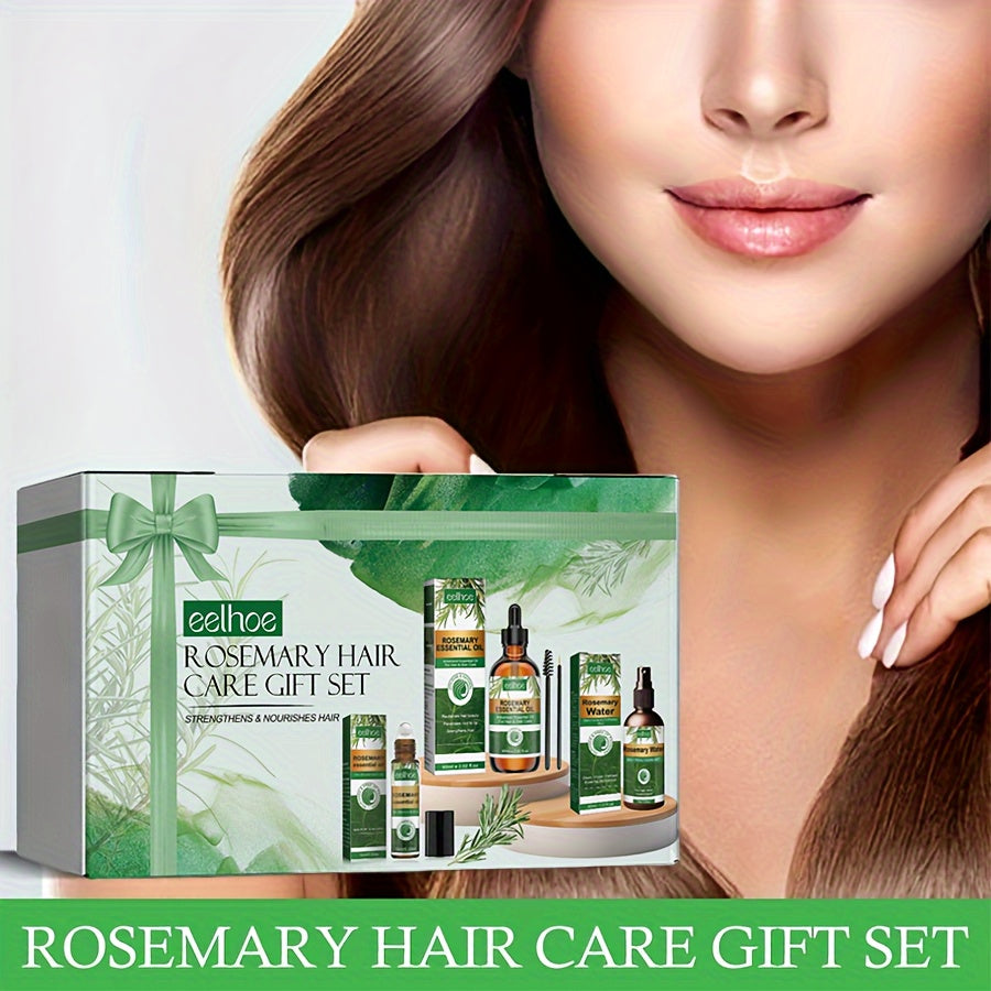 Rosemary Hair Care Set for All Hair Types Moisturizing and Strengthening