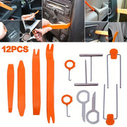 12-Piece Auto Dismantle Tool Kit Car Radio Door Panel Trim Pry Set