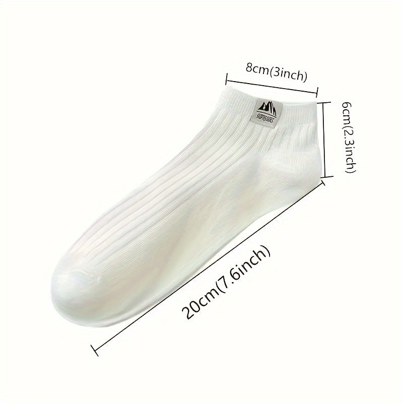 Men's Low Cut Ankle Socks 3 Pairs Anti-Odor Sweat-Absorbing Breathable