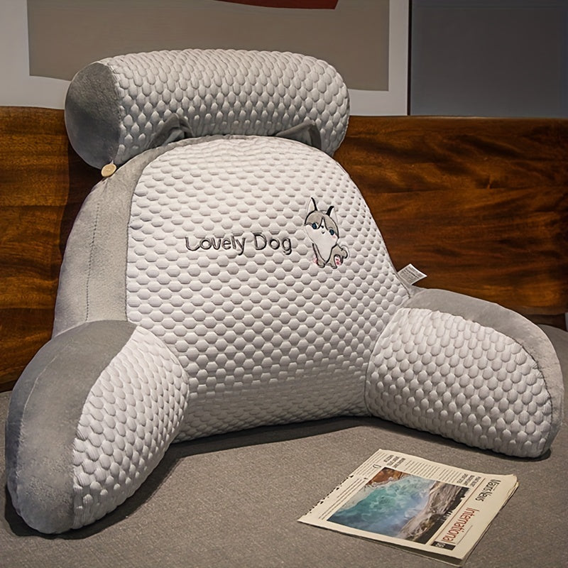 Cojín de maternidad con soporte ajustable para la cintura, almohada grande para respaldo para lectura y relajación