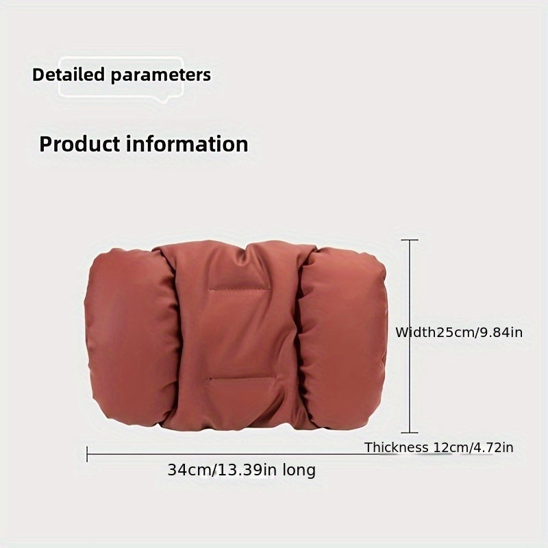 Car Headrest and Lumbar Pillow Ergonomic Foam Cushion for SUV Truck Back Support