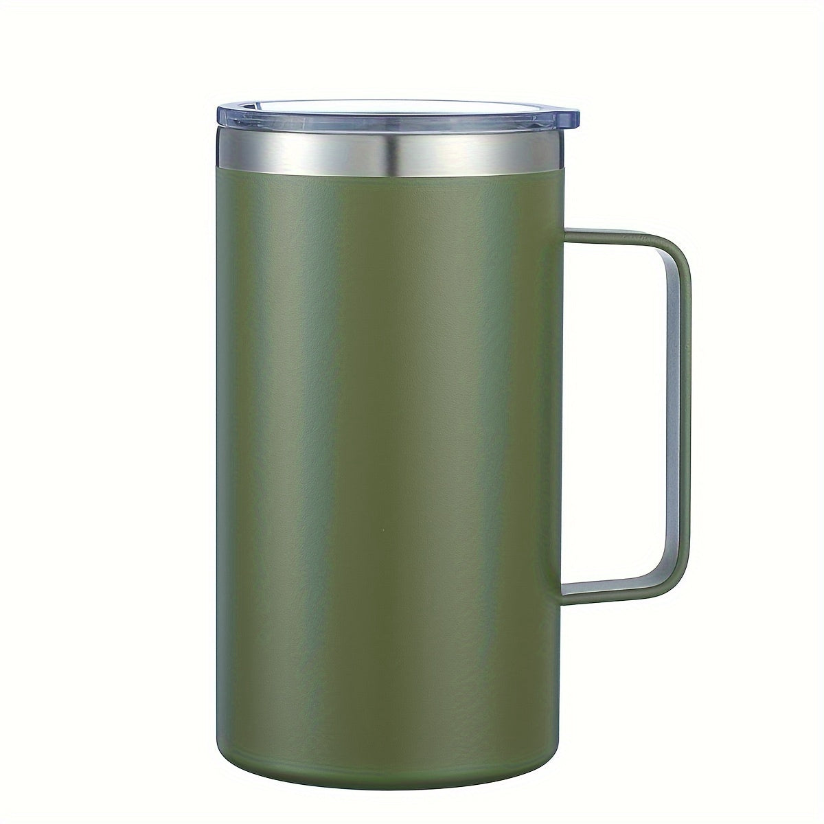 Stainless Steel Coffee Mug 24oz Vacuum Insulated with Lid and Handle