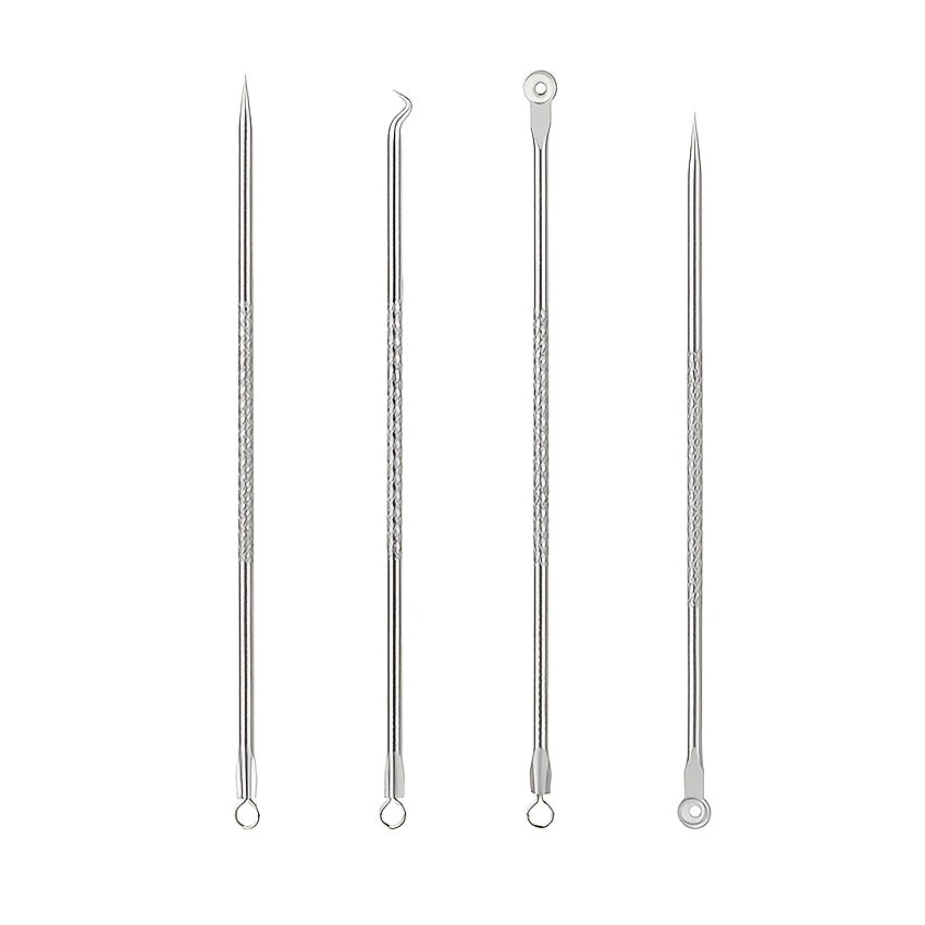 Women Blackhead Removal Needle Set 4 Pcs Pore Cleanser Blemish Skin Care