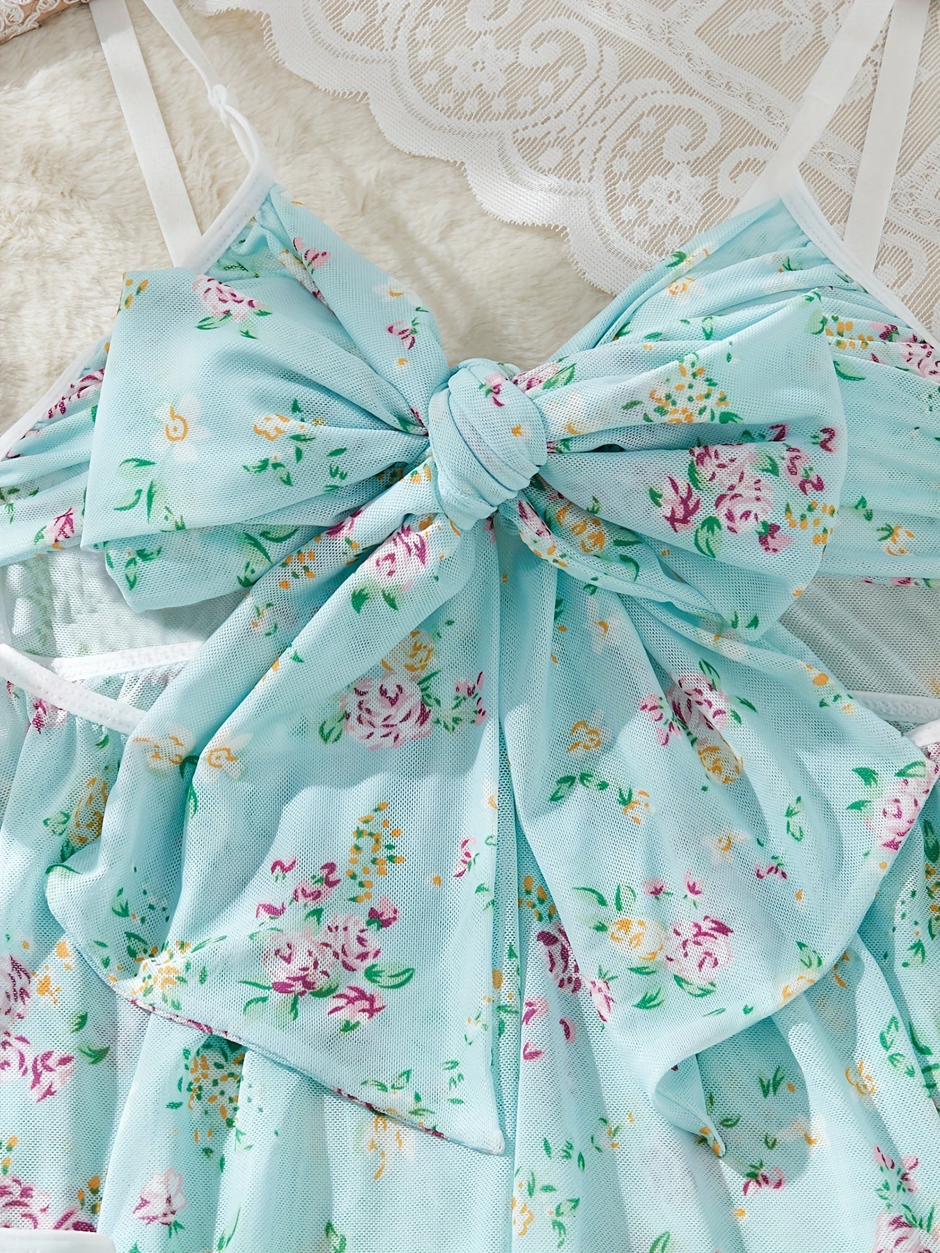 Комплект юбки из радужной сетки для женщин