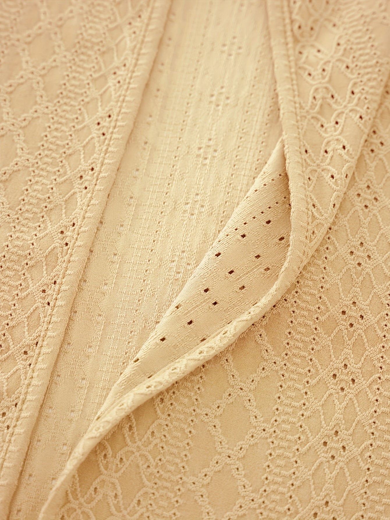 Plus Size Textured Cardigan Women's Casual Jacket, Versatile and Stylish