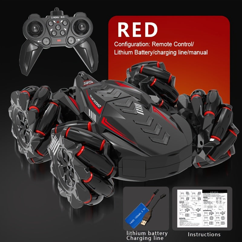 Kids' Gesture Sensing Remote Control Car with Rechargeable Battery and Cool Lights for Boys and Girls