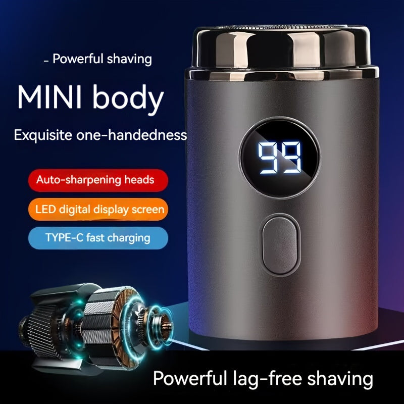 Mini Portable Electric Shaver Rechargeable Lithium Battery USB Charging Compact Grooming Tool