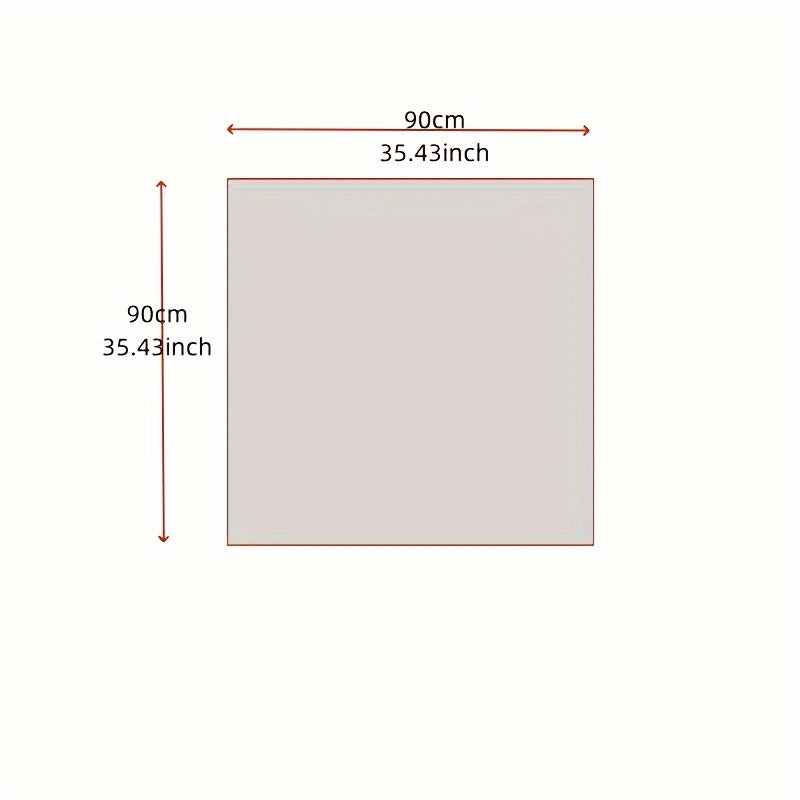 Square Satin Headscarf 89.99cm Casual Hair Wrap for Sleeping and Styling