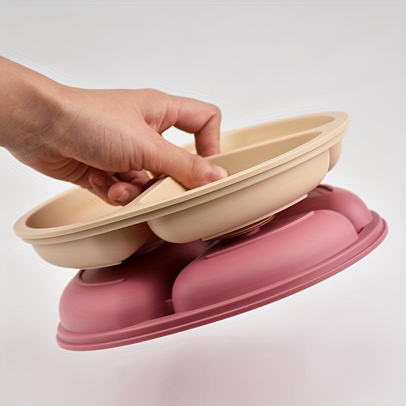 Набор детской силиконовой посуды: включает в себя тарелку с присоской, миску, нагрудник, вилку и ложку, стакан с трубочкой - без BPA и безопасен для детей от 0 до 3 лет - идеальный пасхальный подарок для малышей