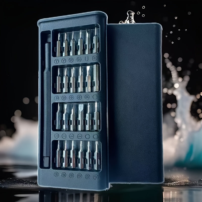 25 ta elementdan iborat aniq vintli set mobil qurilmalar va planshetlar uchun, bardoshli plastmassa, zaryadlash shart emas