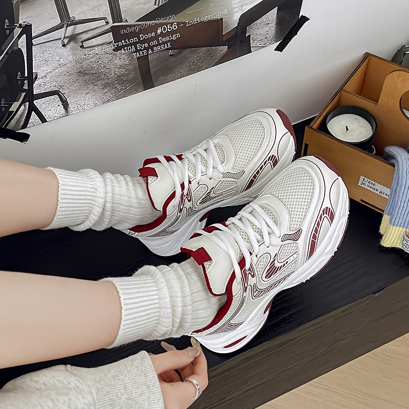 Women's Casual Lightweight Sneakers with Rubber Sole