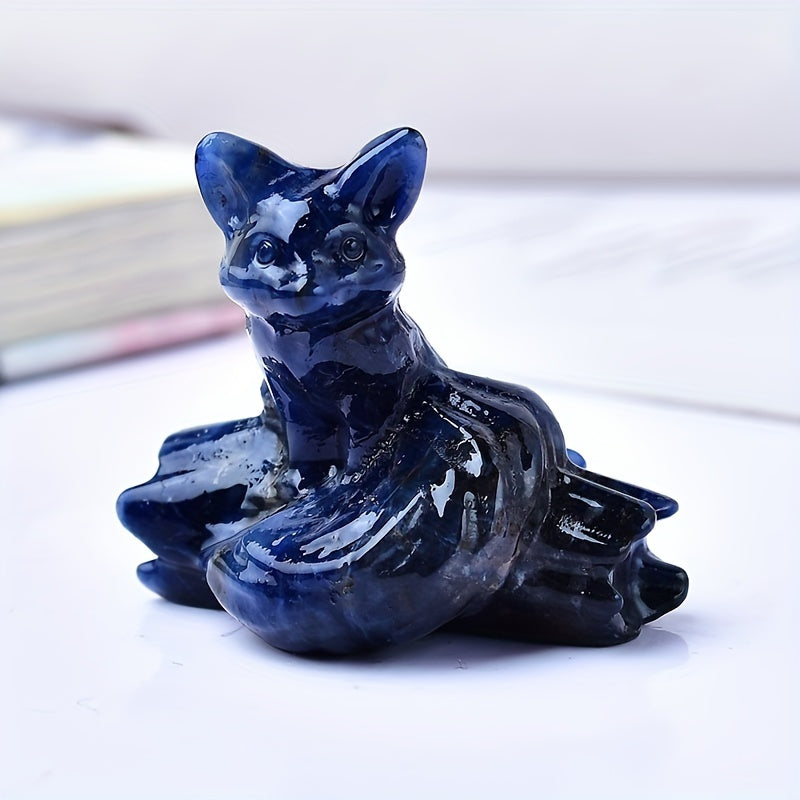 Tabiiy toshdan yasalgan to'qqiz ta sharchali fox oymasi, uy bezaklari va sovg'alar uchun