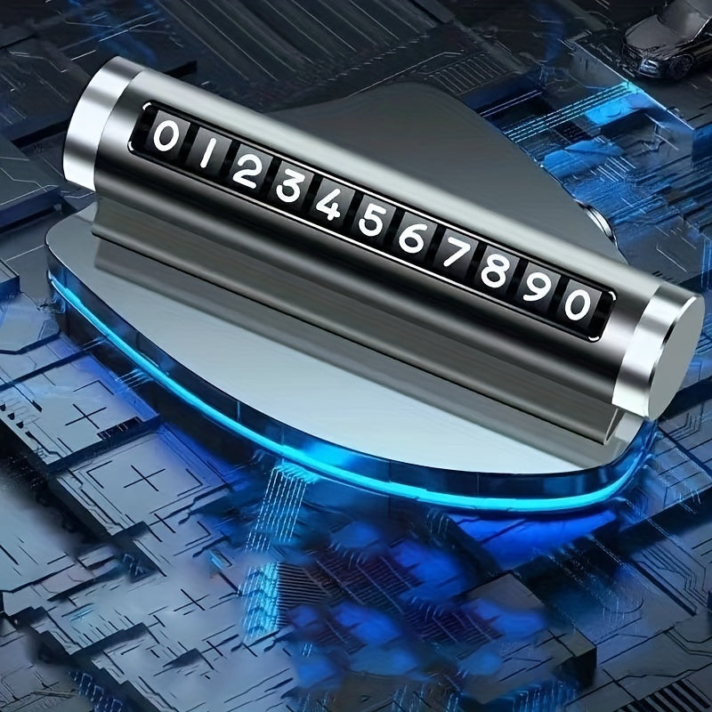 Vaqtinchalik to'xtash uchun telefon raqami plakati, transport vositasi aksessuari, yuqori haroratga chidamli