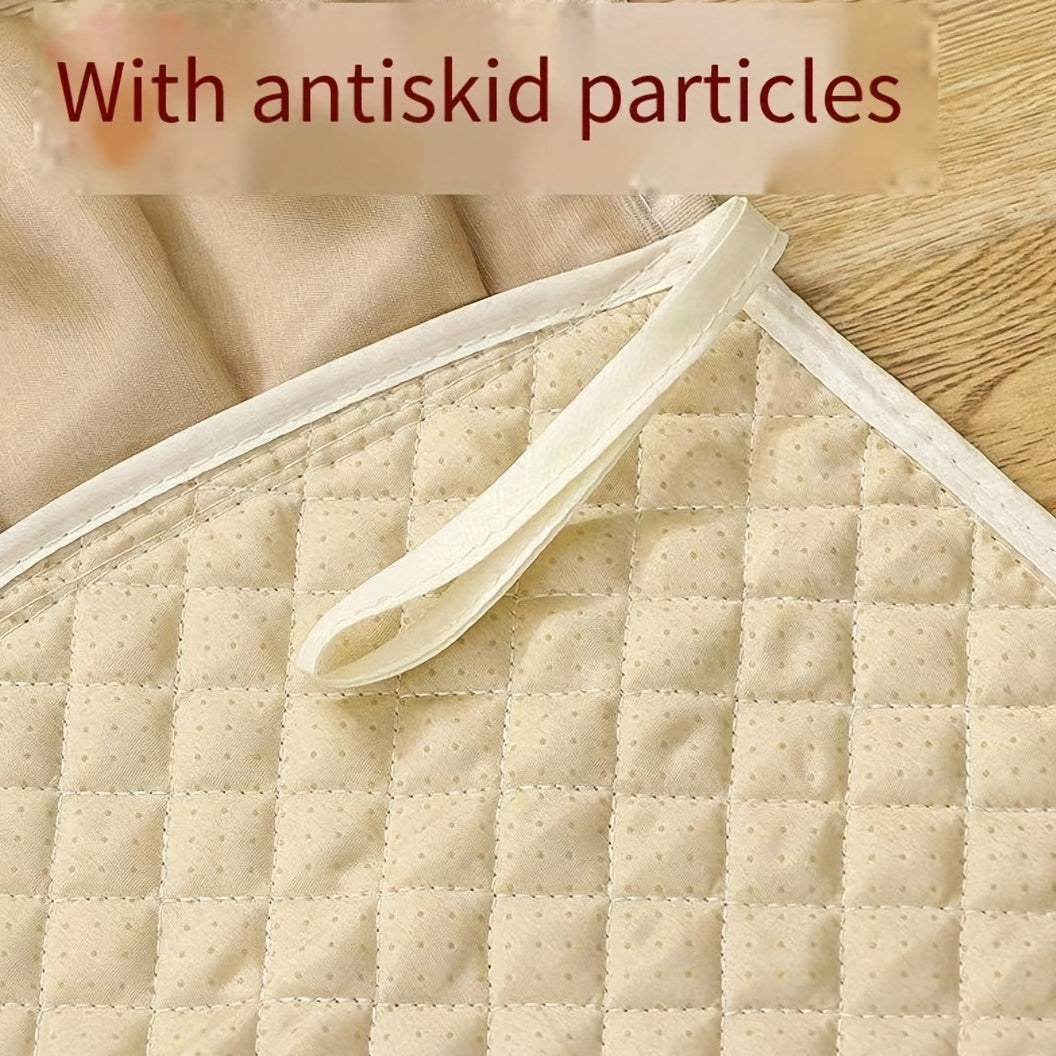 Cojín de silla de poliéster con funda antideslizante para sillas de comedor