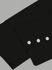 Women’s High Waist Capri Pants with Button Details Knit Solid Color Summer