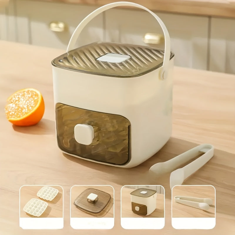 48-Grid Ice Cube Mold Food Grade Plastic Large Capacity Refrigerator Suitable for Whiskey