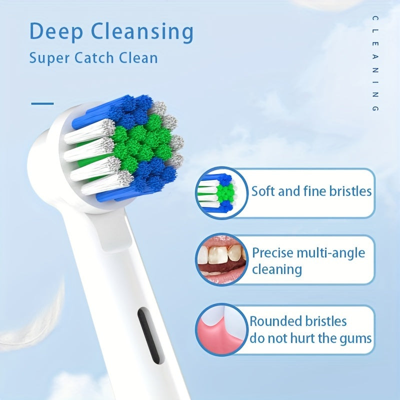 Electric Toothbrush for Adults with 3D Rotating Head 4 Soft Brush Heads Waterproof Rechargeable