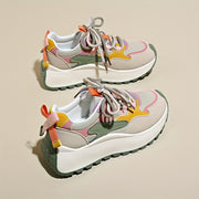 Women's Low-Top Sneakers Mesh Camo Casual Walking Shoes