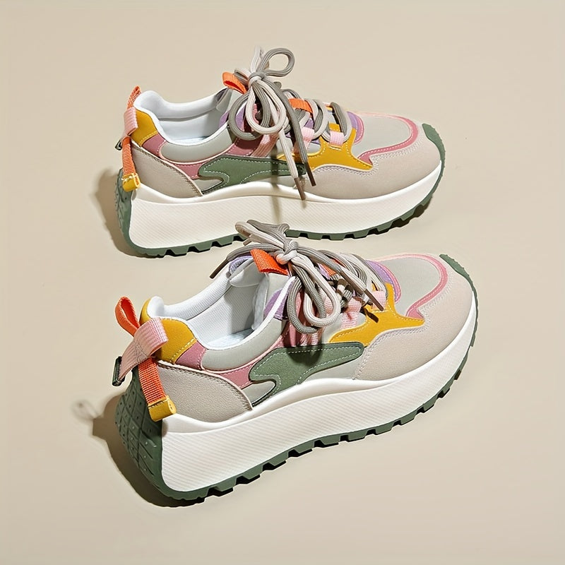 Women's Low-Top Sneakers Mesh Camo Casual Walking Shoes