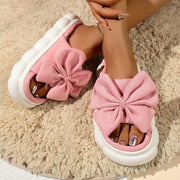 Unisex Slip-On Slippers Breathable Fabric Velvet Style Indoor Outdoor Cozy Shoes