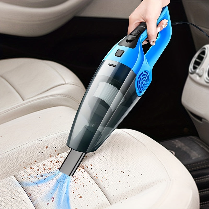 12V Car Vacuum Cleaner with Strong Suction Crevice Tool Kit for Interior Detailing