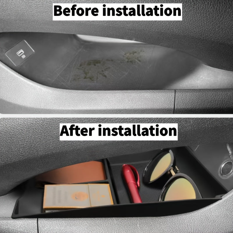 Car Center Console Armrest Storage Box Organize Tray Non-Slip Durable