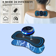 Home Massager with 3 Attachments USB Rechargeable 8 Modes 19 Intensity Levels for Men and Women