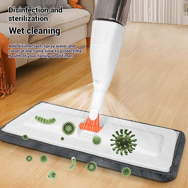 Stainless Steel Microfiber Spray Mop with Disinfectant Dispenser for Floors