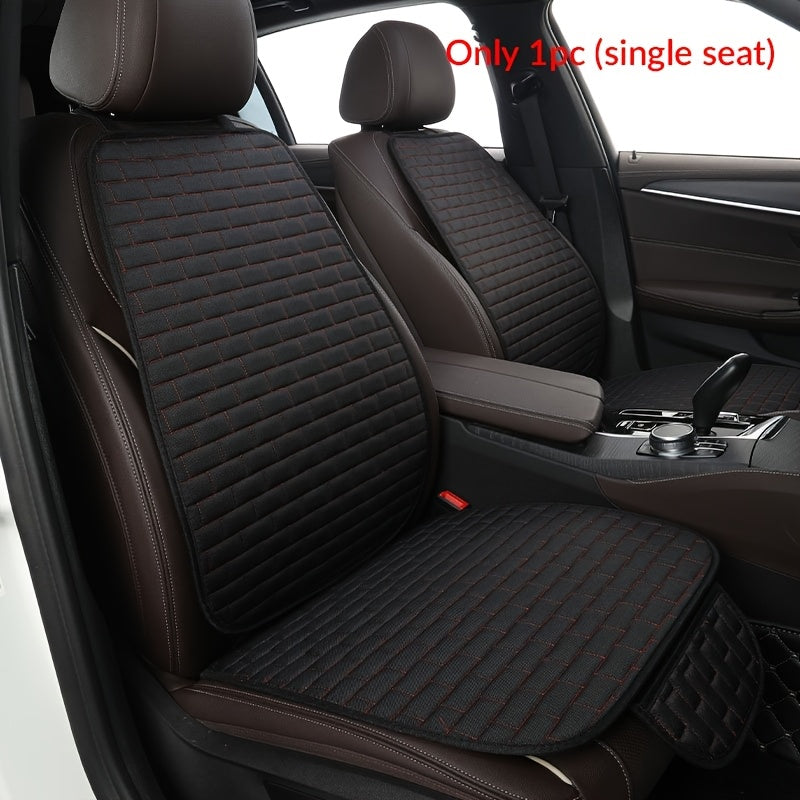 Universal Linen Car Seat Cover Protector for Front and Back Seats