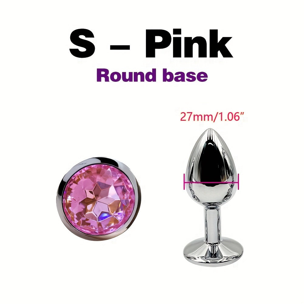 Adult Metal Anal Plug Set 5 Sizes G-Spot Massage Butt Plug Sexual Wellness