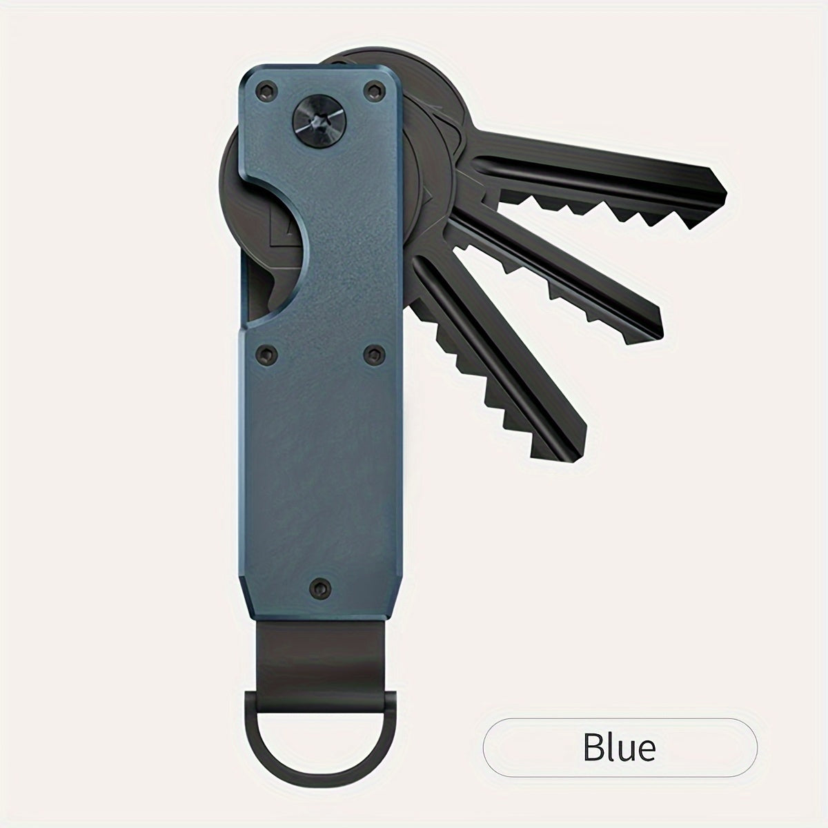 "Forever Miyin Sleek Aluminum Key Organizer" — это компактный и легкий держатель для ключей с надежным поворотным замком. Он устойчив к царапинам и является идеальным подарком как для мужчин, так и для женщин.