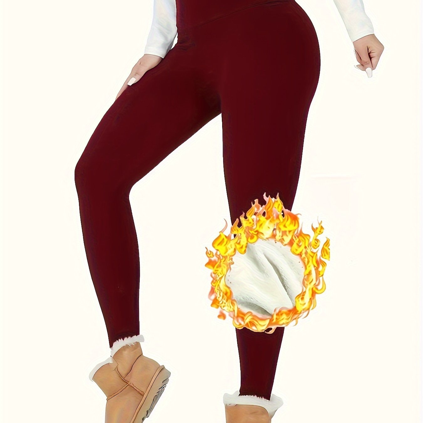 Women's High Waist Fitness Leggings Breathable Quick-Drying Anti-Pilling Elastic Knit Jegging