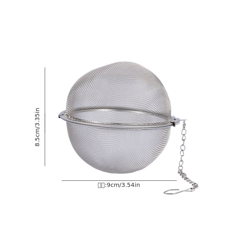 Premium 304 Stainless Steel Tea Ball Pack for Loose Leaf Tea Brewing