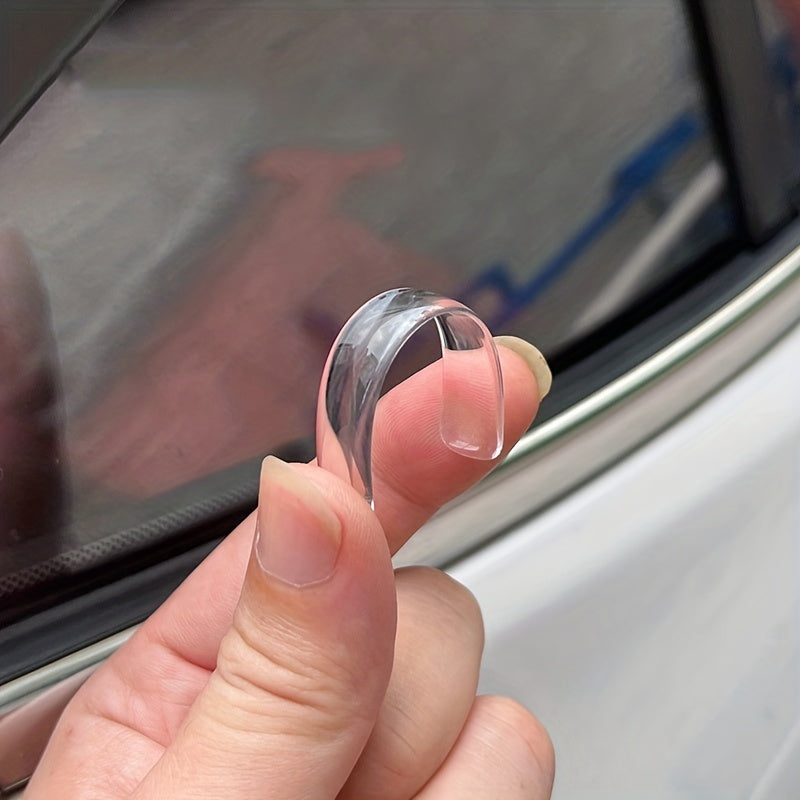 10 Clear Door Anti-Collision Pads Silicone Sealing Strips 6.3cm x 0.99cm for Household