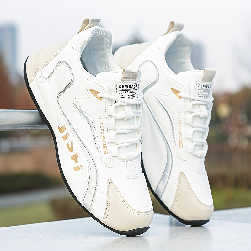 MAINALUN erkaklar uchun sport krossovkalari, bog'ichli dizaynga ega, yurish, sayr qilish, mashg'ulotlar va sayohat uchun mos. Qulay va zamonaviy, bir rangli sun'iy mato va dumaloq barmoq bilan.