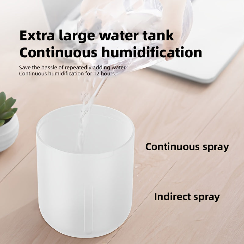 Silent USB Humidifier with Night Lights for Kids and Adults