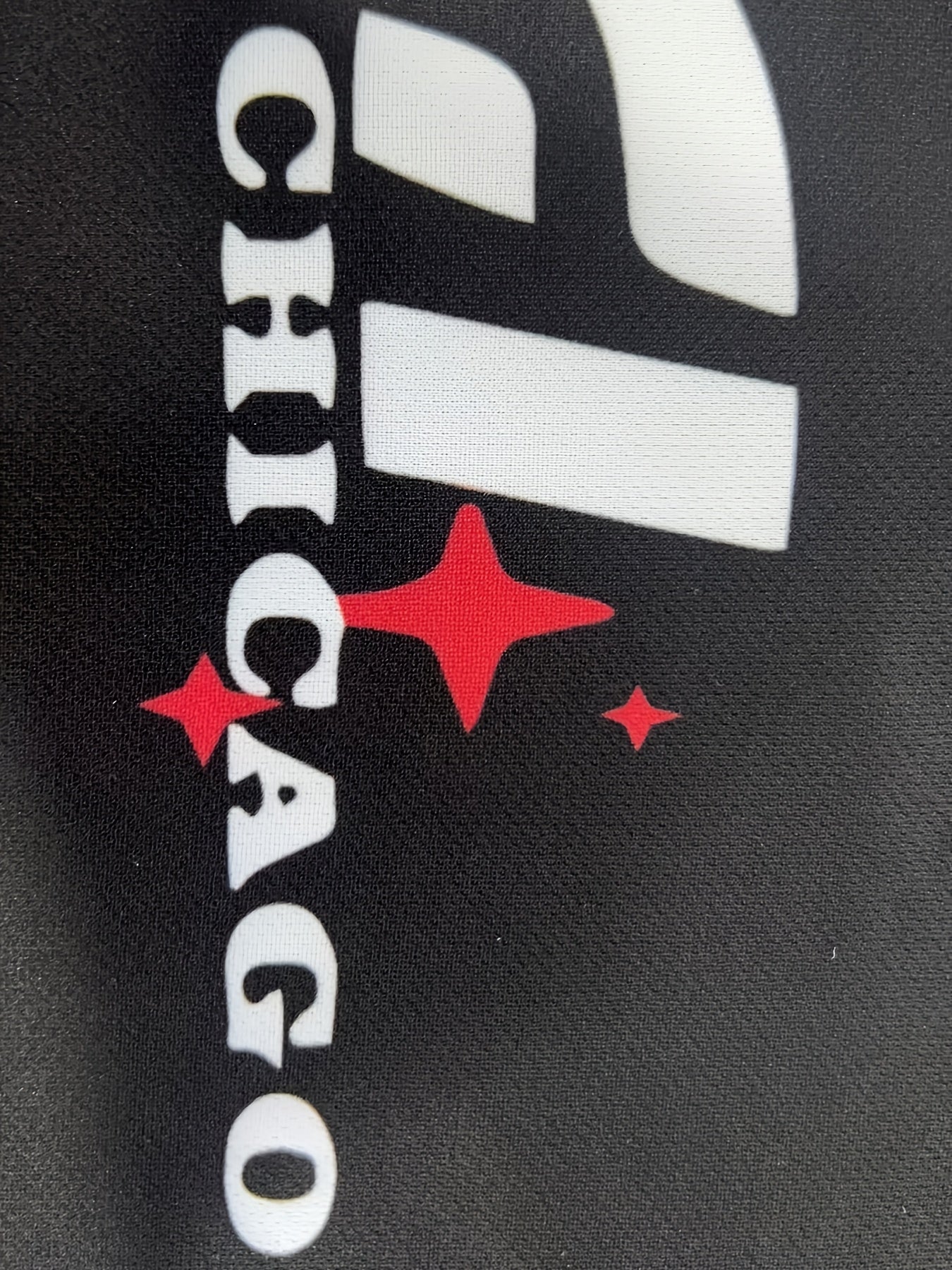 Мужская футболка большого размера с 3D-печатью Chicago #23, дышащий полиэстер-эластан, круглый вырез