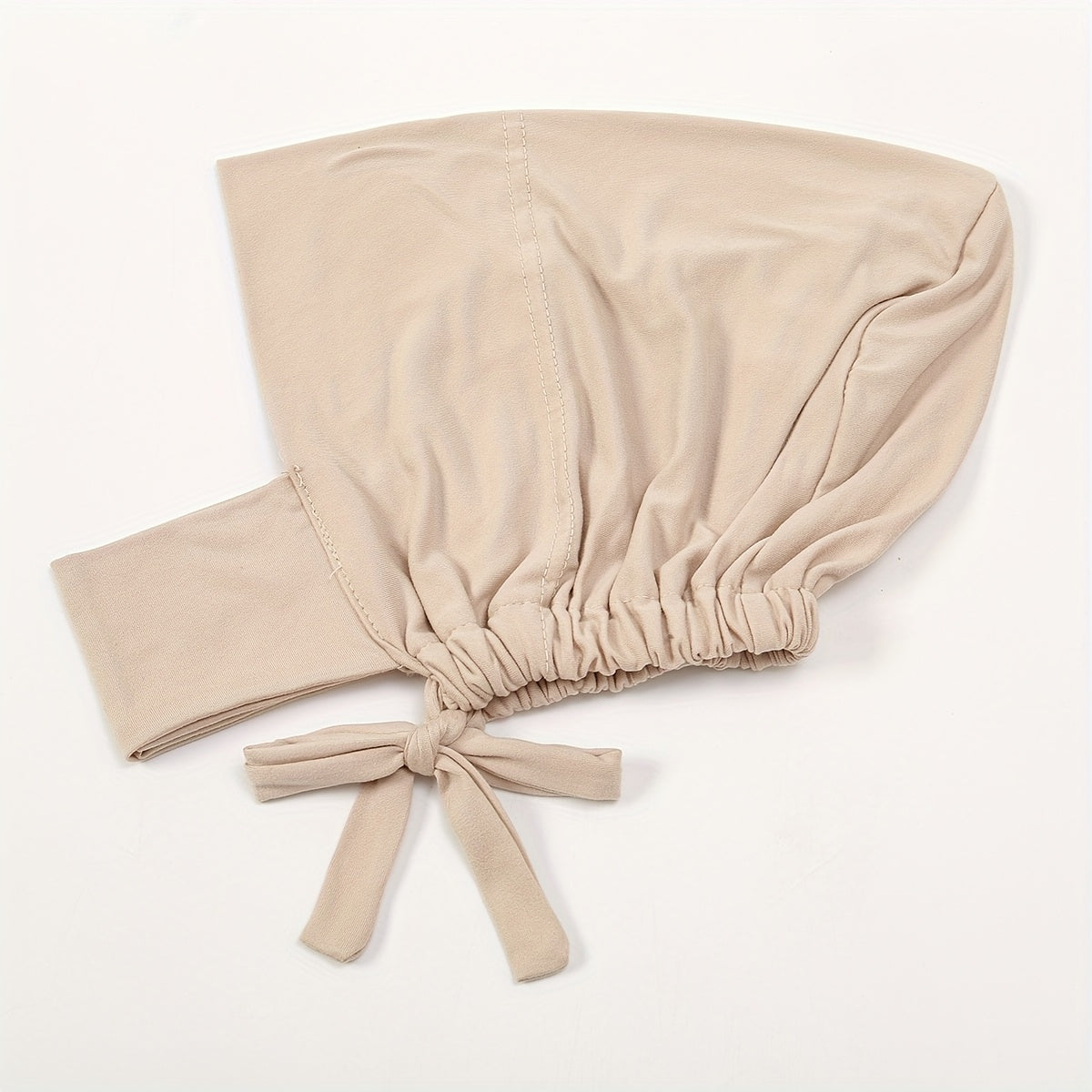 Women's Adjustable Instant Hijab Scarf Solid Color Polyester with Undercap for Eid and Casual Wear